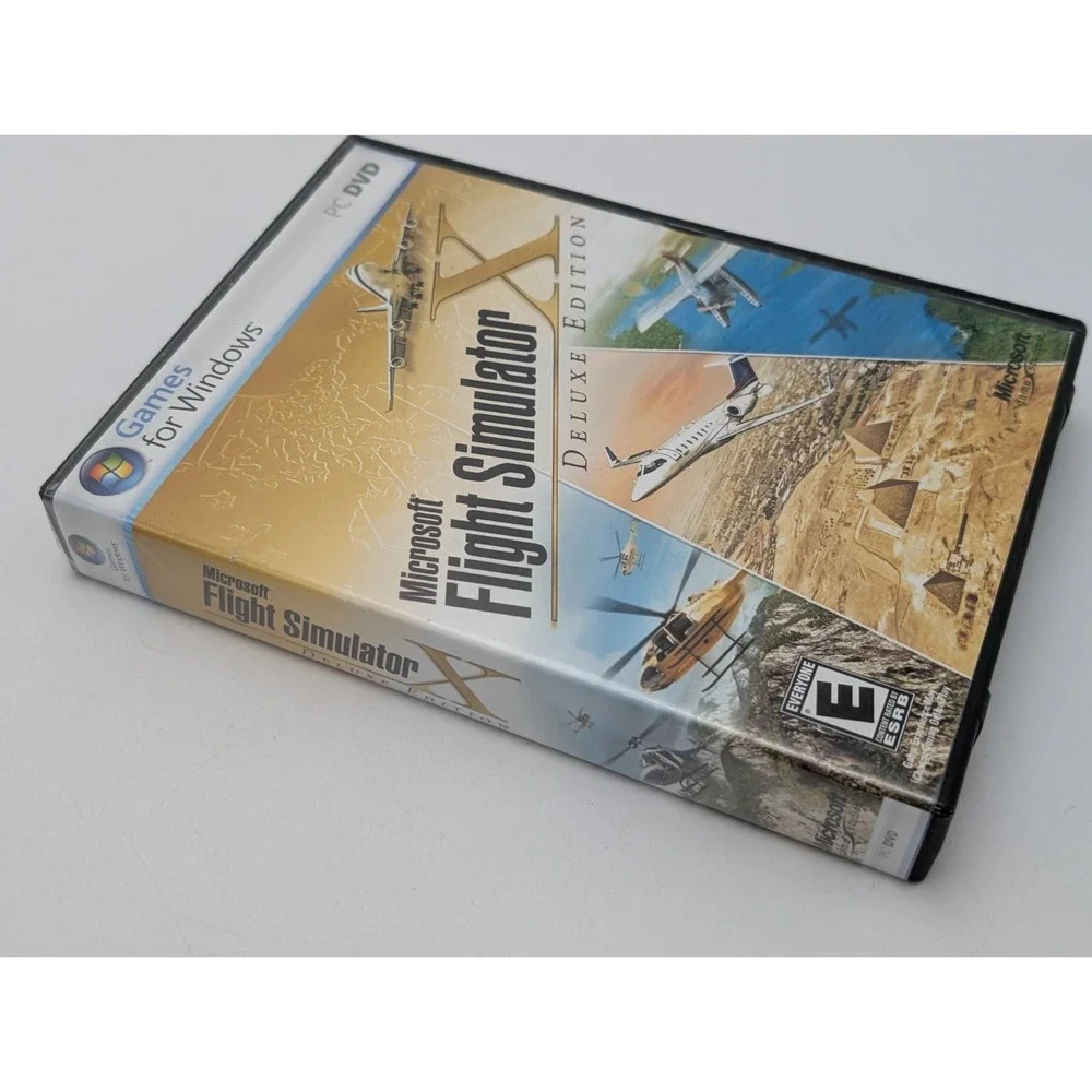 Microsoft Flight Simulator X: Deluxe Edition (PC, 2006) Complete w/ Product Key